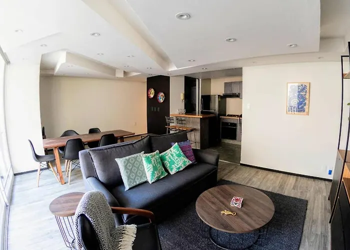 Aparthotel Renovated, Modern And Cozy Condesa Apt On Amsterdam Ave Mexico City
